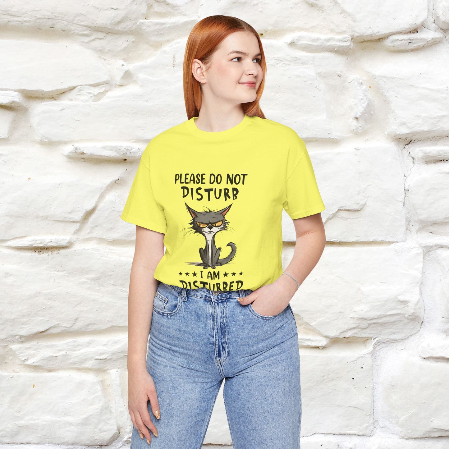 ''Please Do Not Disturb, I’m Already Disturbed Enough''| Cat T-Shirt |Nunu&Miao Studio - Nunu&Miao Studio
