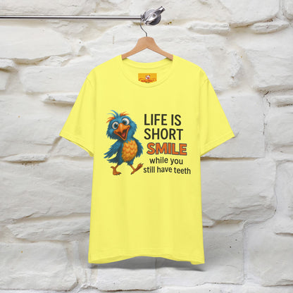 "Life Is Short Smile While ..." |Funny T-Shirt | Nunu&Miao Studio - Nunu&Miao Studio