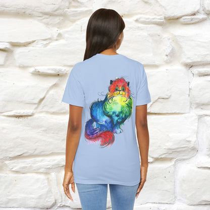 "Il Pittore'' Cat T-Shirt Front and Back Design | Nunu&Miao Studio - Nunu&Miao Studio