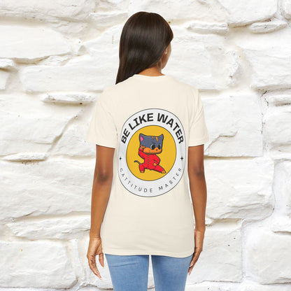 "Be Like Water: Cattitude Master | Cat T-Shirt |Nunu&Miao Studio - Nunu&Miao Studio