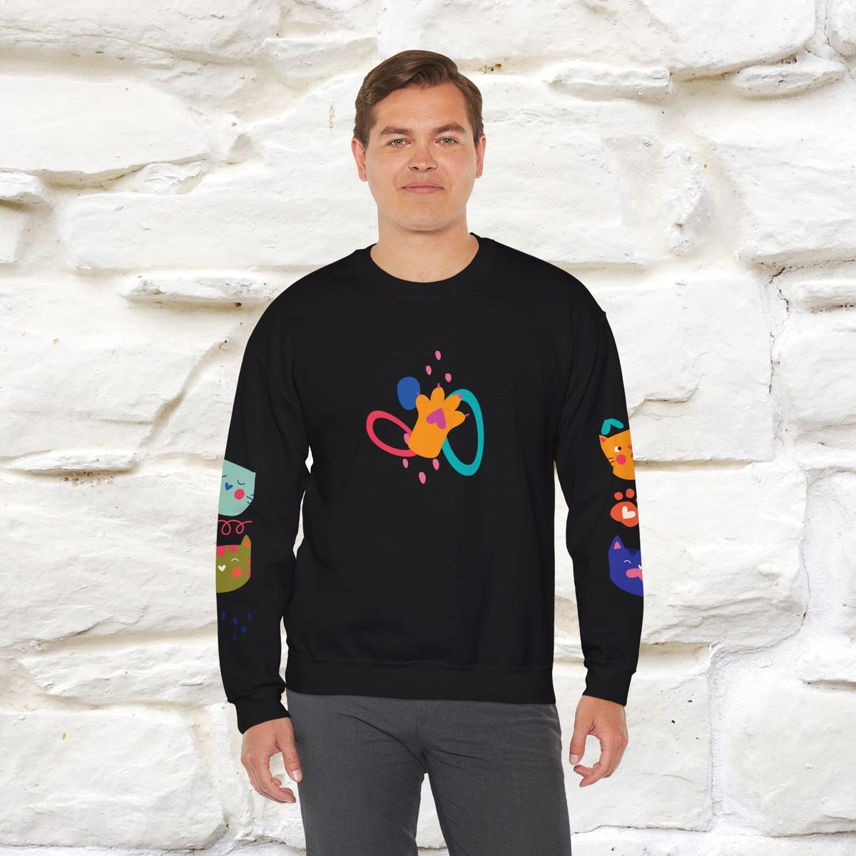 ''Catnaval'' |Cat Sweatshirt | Nunu&Miao Studio