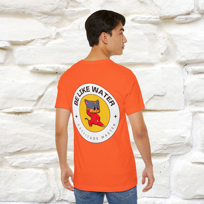 "Be Like Water: Cattitude Master | Cat T-Shirt |Nunu&Miao Studio - Nunu&Miao Studio