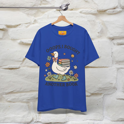 "Oooops I Bought Another Book" Funny Goose T-shirt |Nunu&Miao Studio - Nunu&Miao Studio