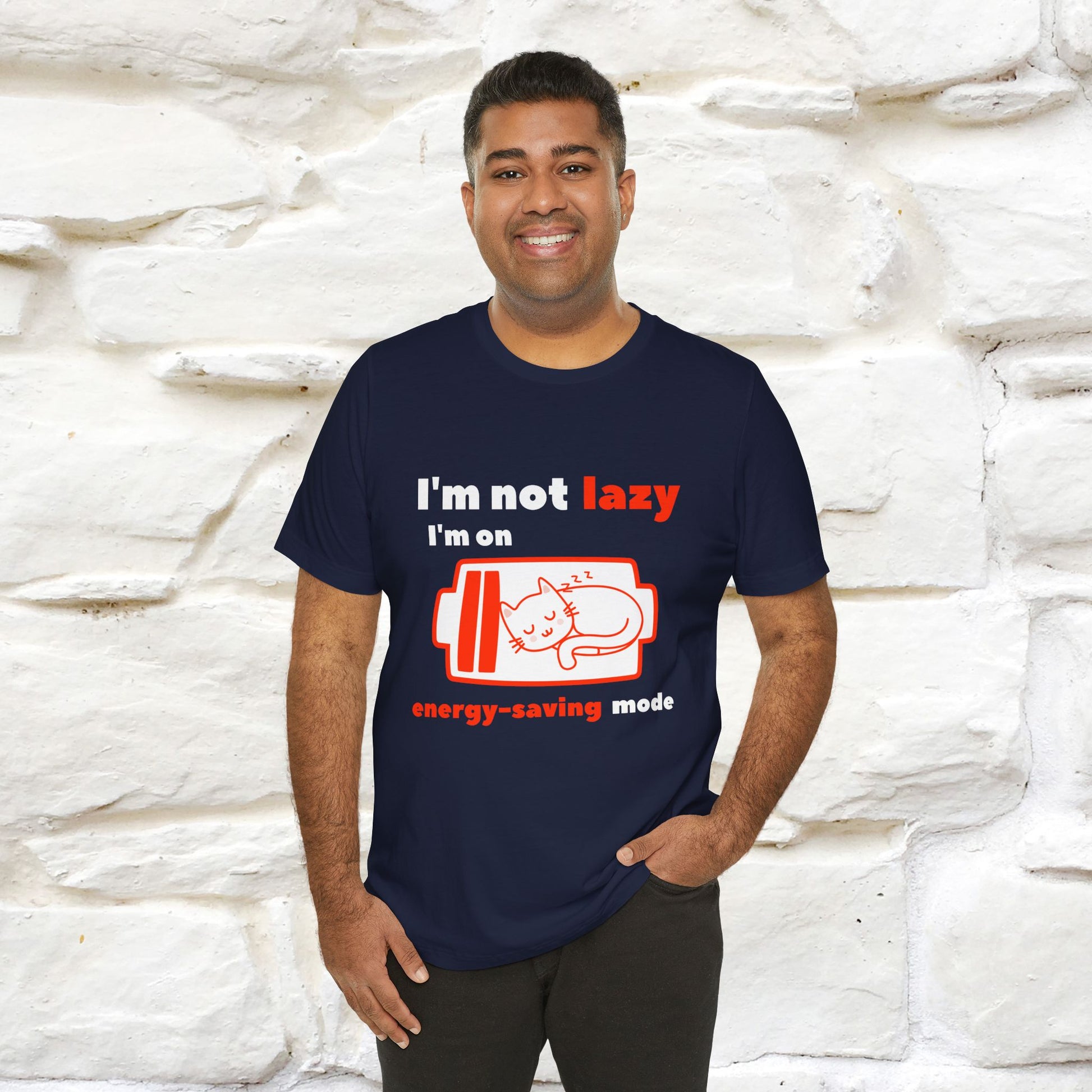 ''I am Not Lazy...'' Cat T-Shirt | Nunu&Miao Studio - Nunu&Miao Studio