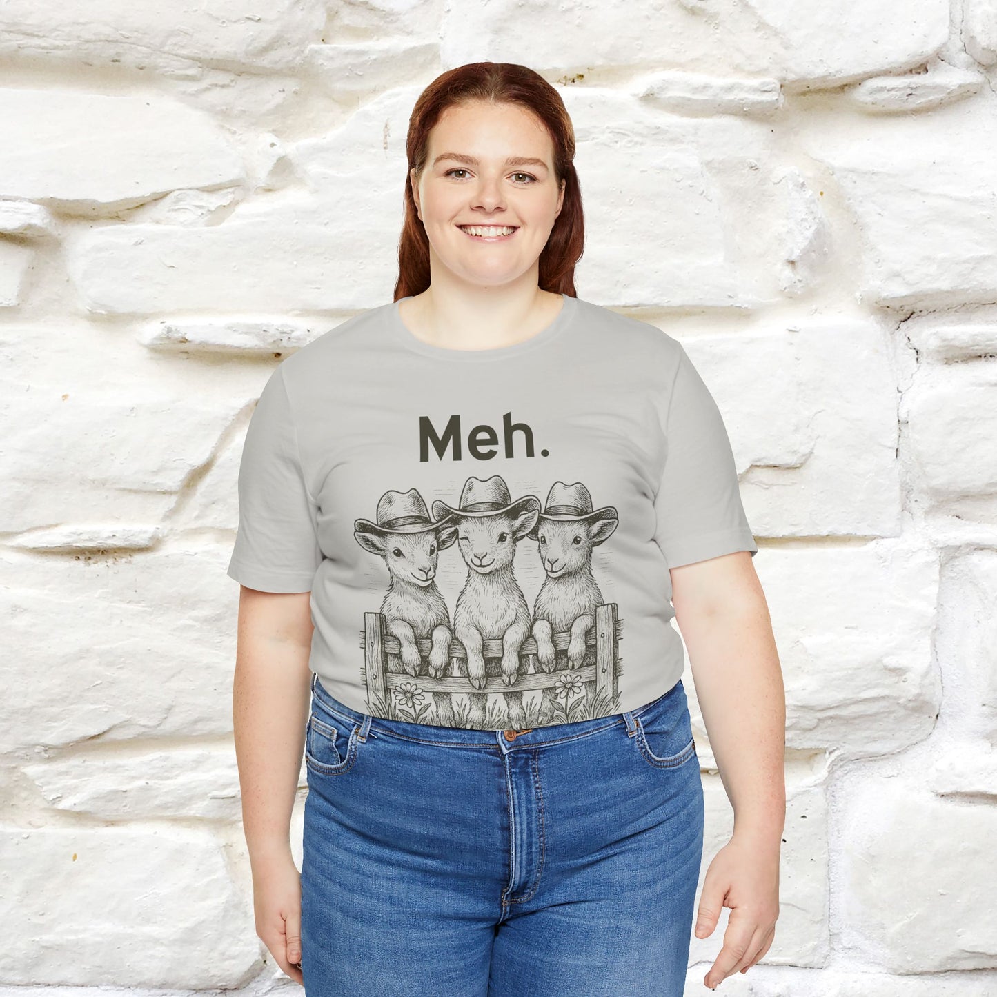 "Meh" Cute T-shirt |Nunu&Miao Studio - Nunu&Miao Studio