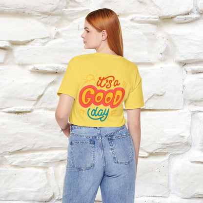 ""It's A Good Day" Cat T-Shirt| Front & Back Design | Nunu&Miao Studio - Nunu&Miao Studio
