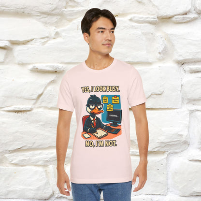 ''Yes, I Look Busy. No I'm Not.''|  Sarcastic Cat T-Shirt | Nunu&Miao Studio