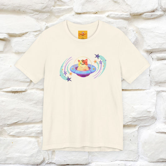 "Stay Positive'' Cat T-Shirt | Front & Back Design | Nunu&Miao Studio - Nunu&Miao Studio