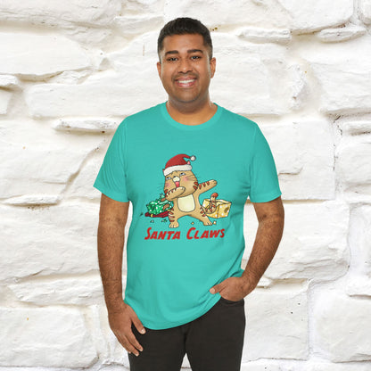 "Santa Claws" |Funny Cat T-Shirt | Nunu&Miao Studio
