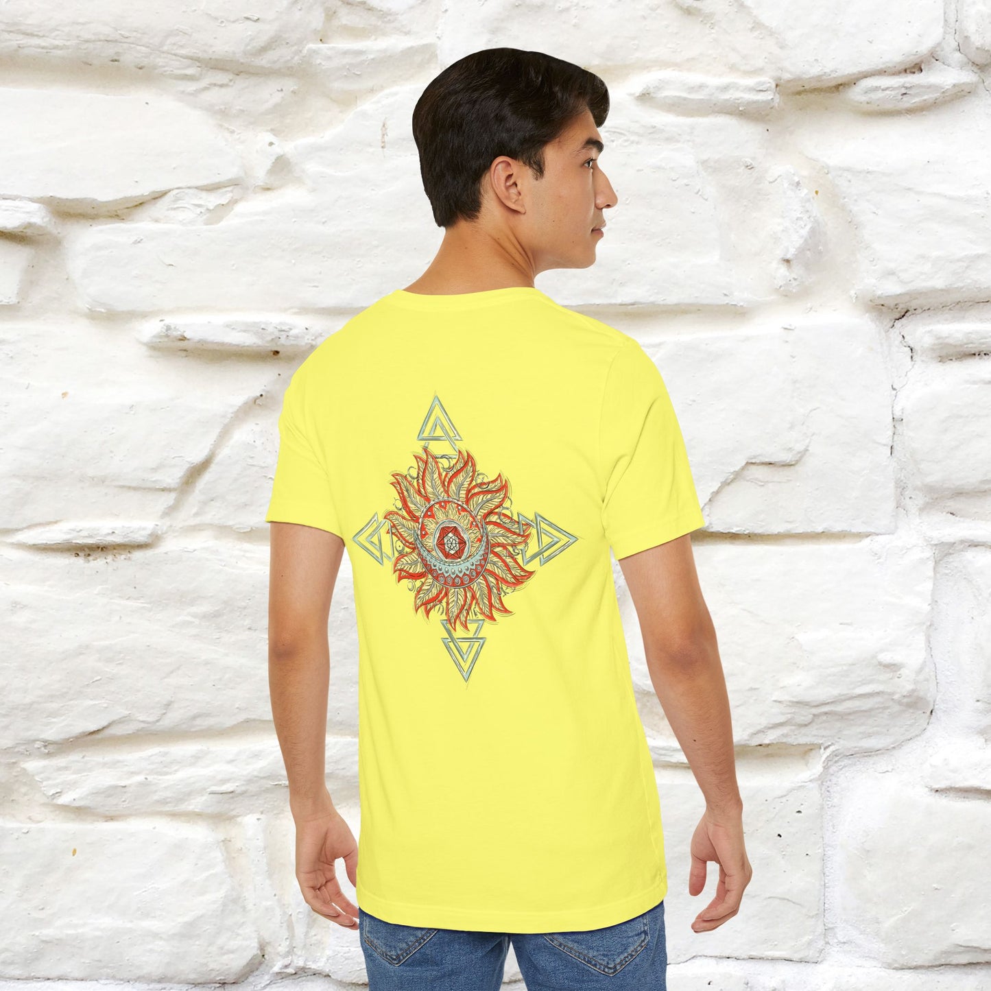 "The Third Eye'' Cat T-Shirt Front and Back Design | Nunu&Miao Studio - Nunu&Miao Studio