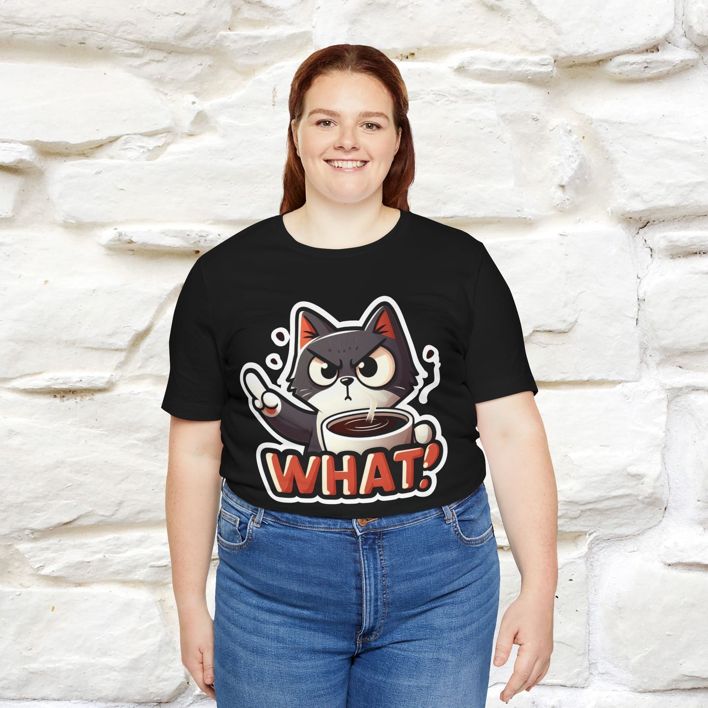 ''What !'' | Cat T-Shirt  | Nunu&Miao Studio - Nunu&Miao Studio