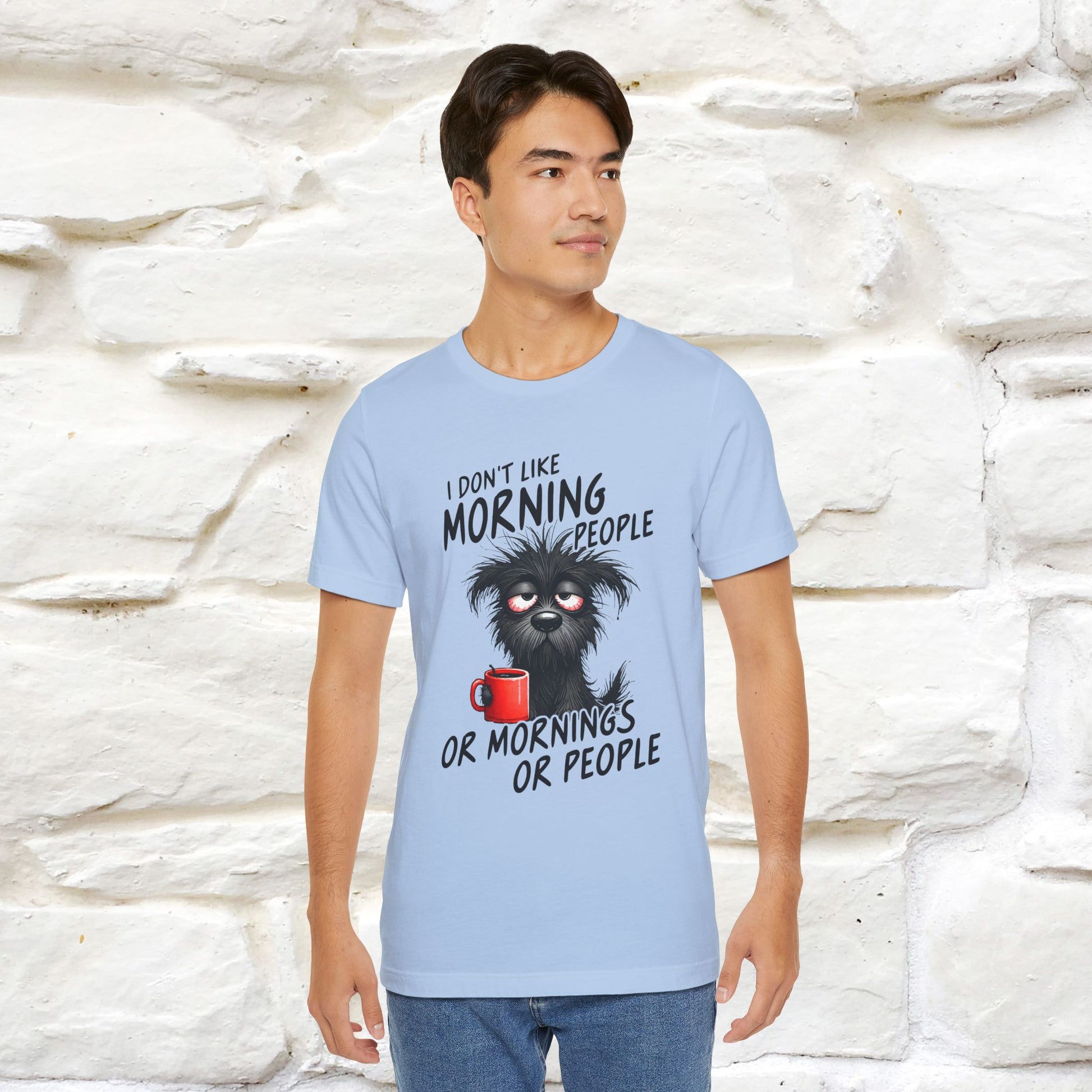 "I Don't Like Morning People..." Funny T-shirt |Nunu&Miao Studio - Nunu&Miao Studio