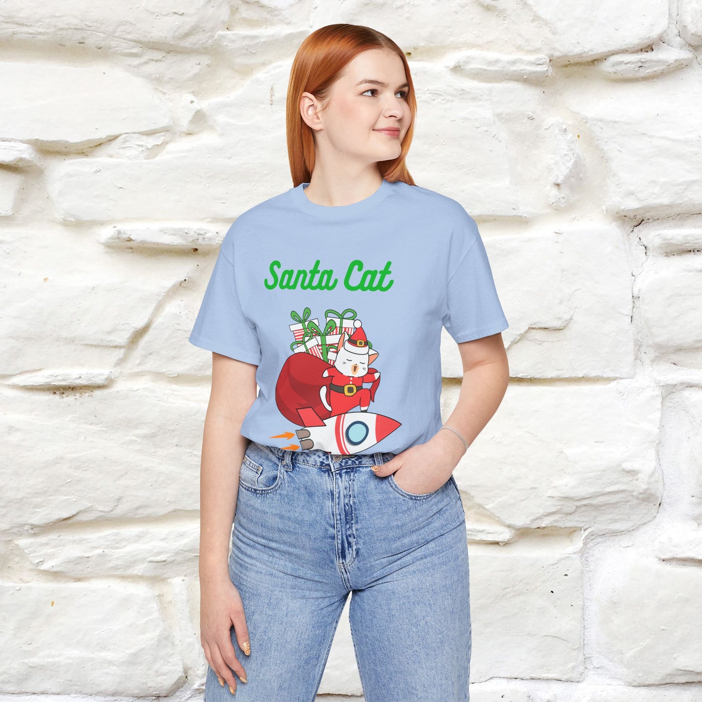 "Funny Santa Cat..." | Cat T-Shirt | Nunu&Miao Studio
