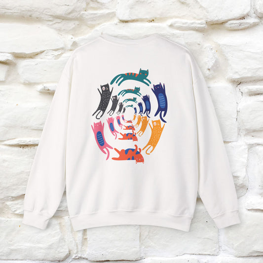 "The Hypnotic Meow'' |Cat Sweatshirt | Nunu&Miao Studio