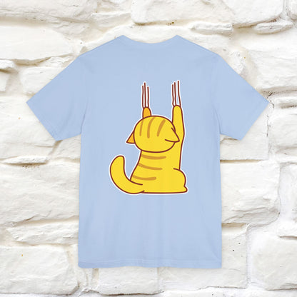 "It's Meawday" Cat T-shirt | Front & Back Design | Nunu&Miao Studio - Nunu&Miao Studio