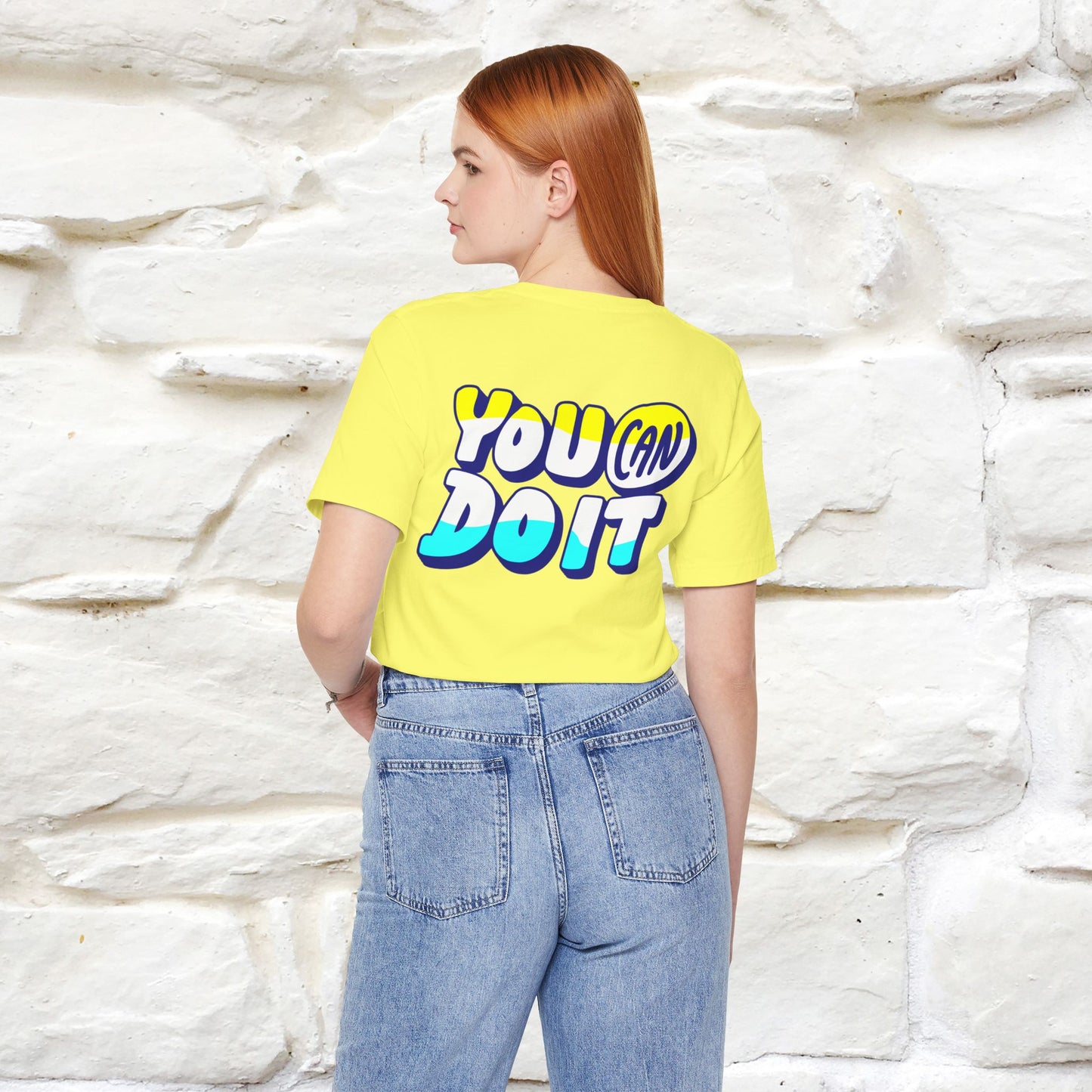 "You Can Do It'' | Front & Back Design | Nunu&Miao Studio - Nunu&Miao Studio