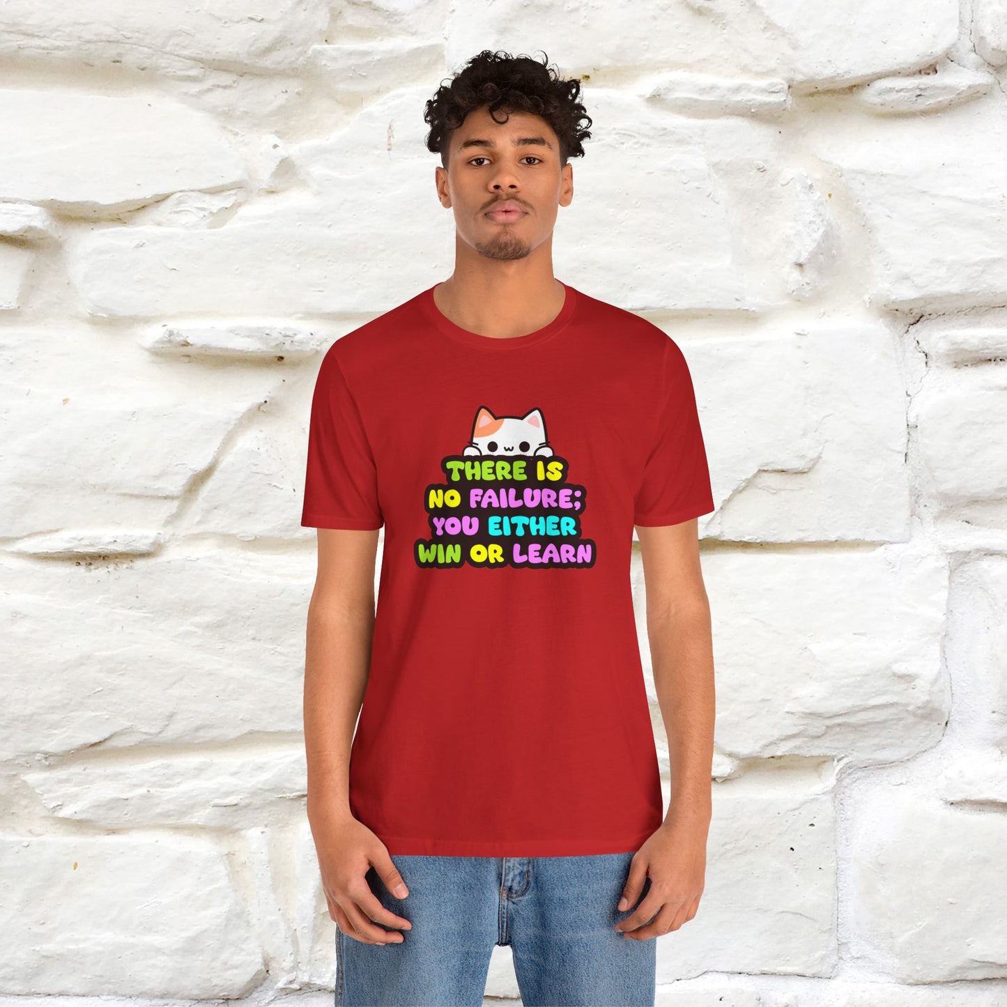 "There Is No Failure: You Either Win Or Learn" T-Shirt  | Nunu&Miao Studio - Nunu&Miao Studio