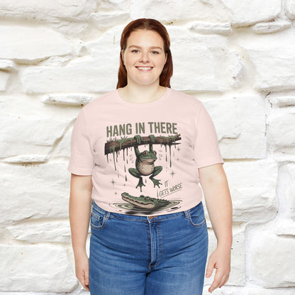"Hang In There" Funny T-shirt |Nunu&Miao Studio - Nunu&Miao Studio