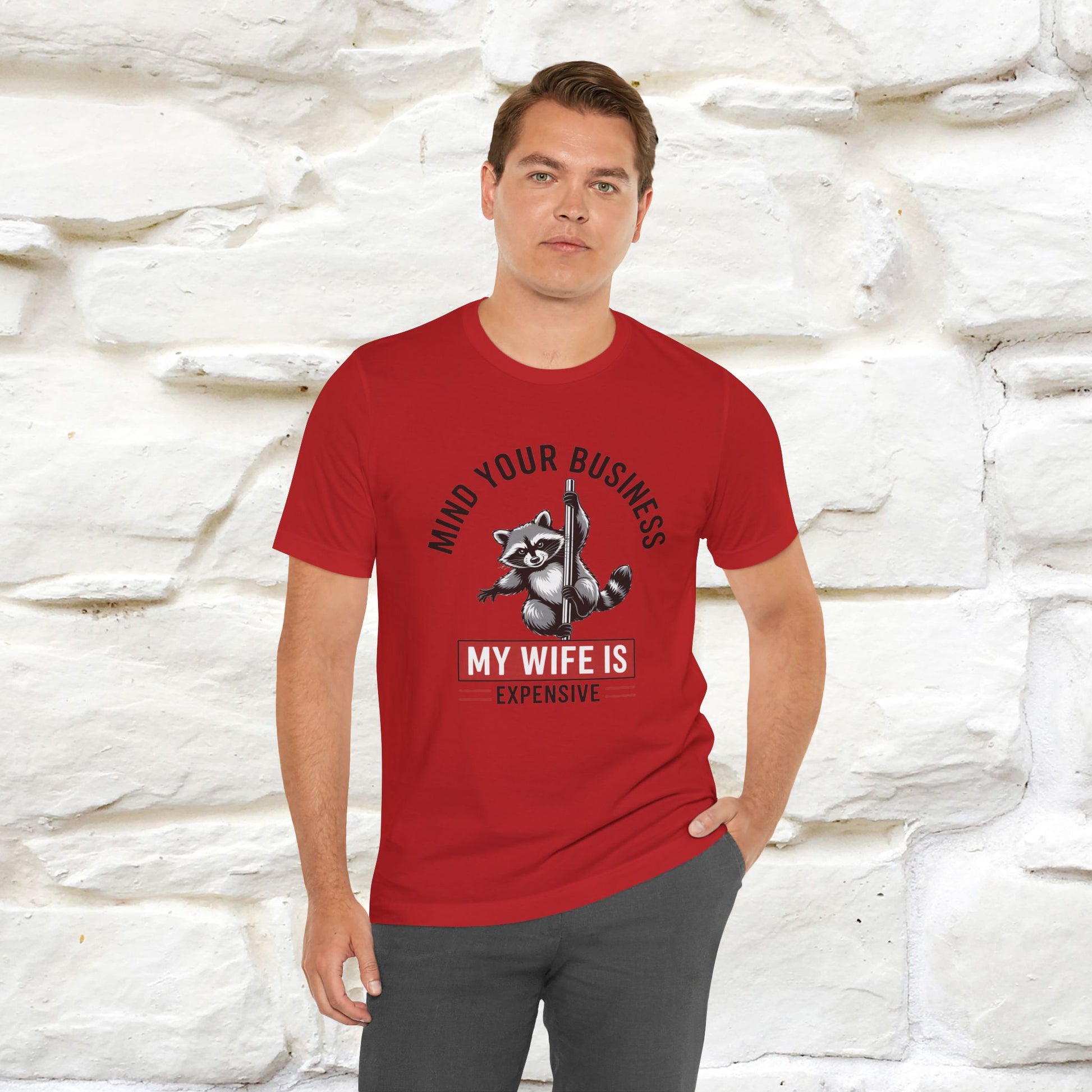 "Mind Your Business My Wife Is Expencive" Funny T-shirt |Nunu&Miao Studio - Nunu&Miao Studio