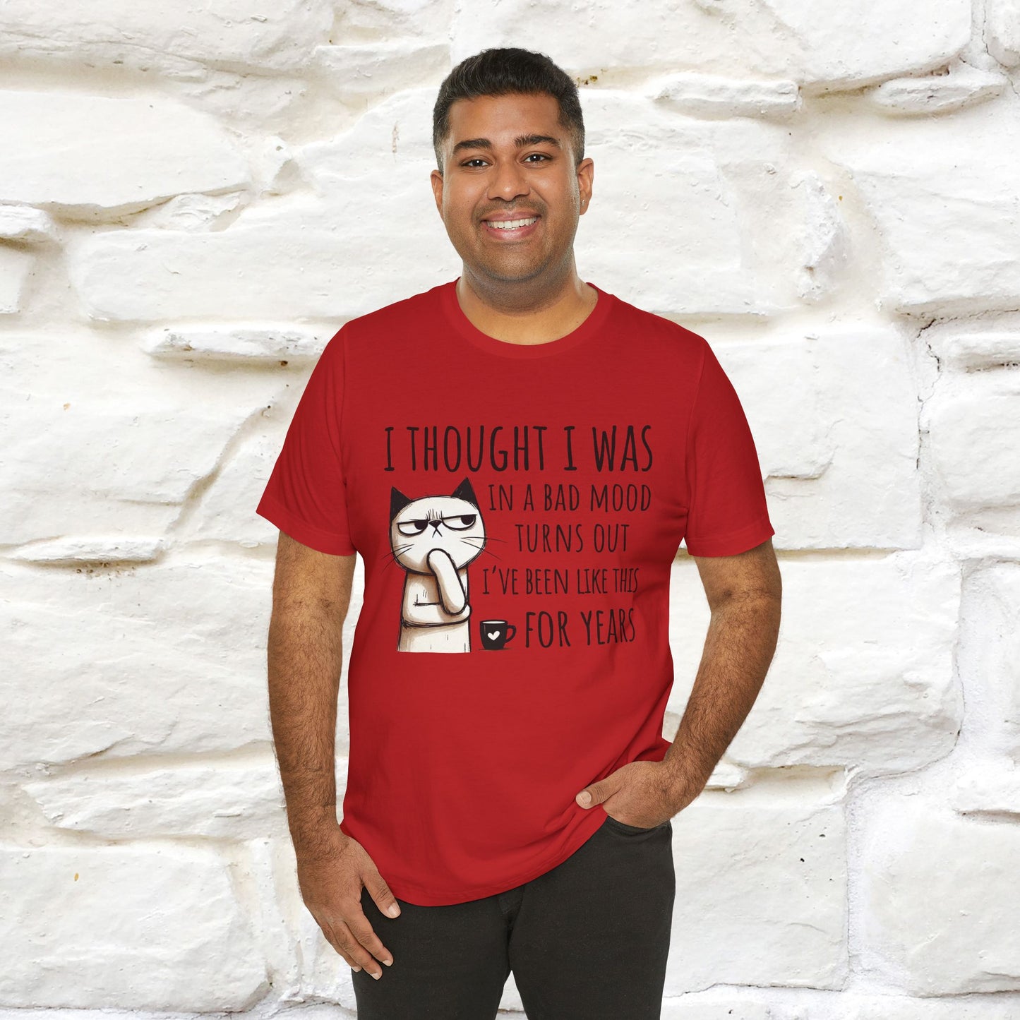 "I Thought I was In A Bad Mood.. " Cat  T-shirt |Nunu&Miao Studio - Nunu&Miao Studio