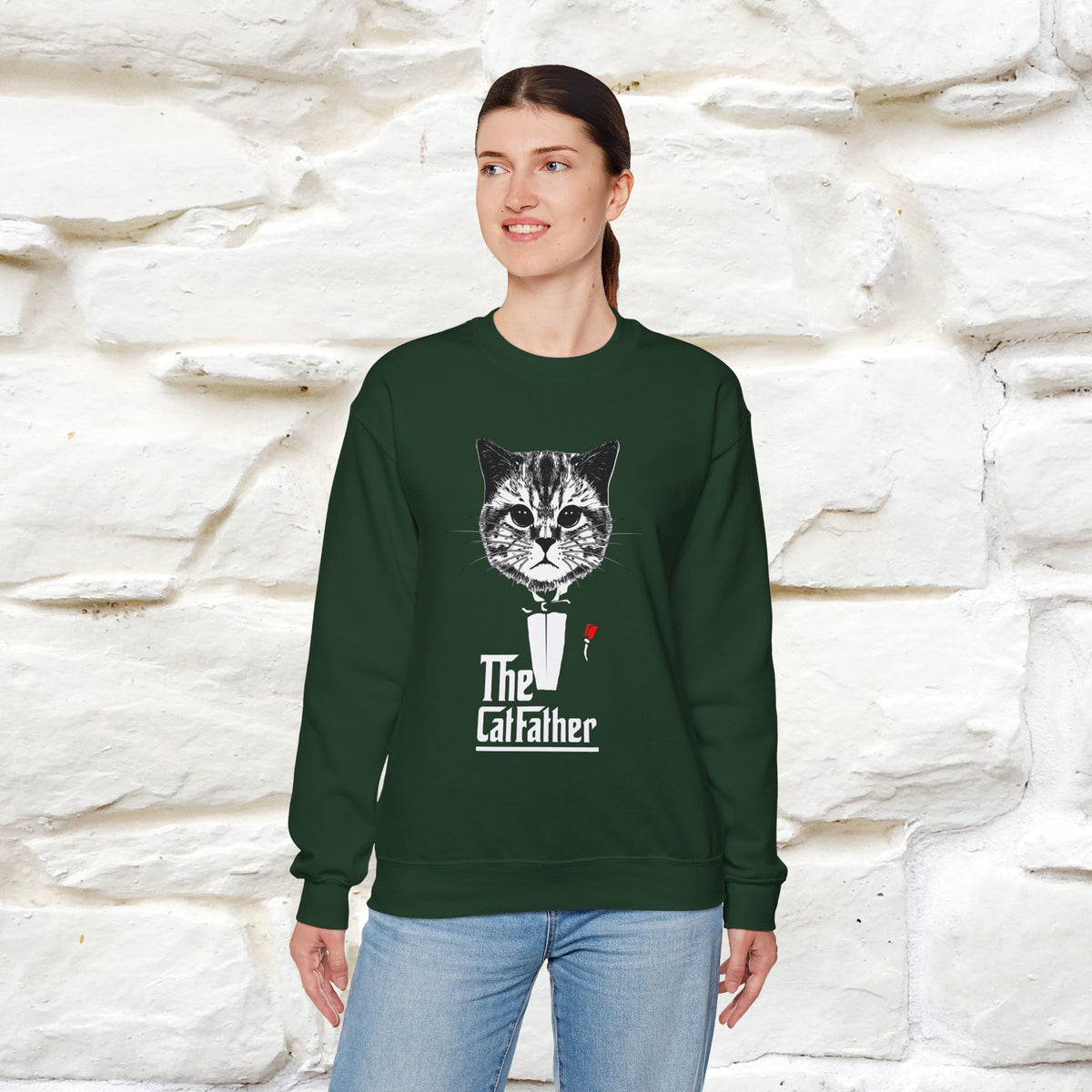 "The Catfather'' |Cat Sweatshirt | Nunu&Miao Studio