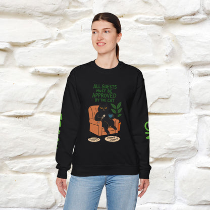 ''All Guests Must Be Approved...'' |Cat Sweatshirt | Nunu&Miao Studio