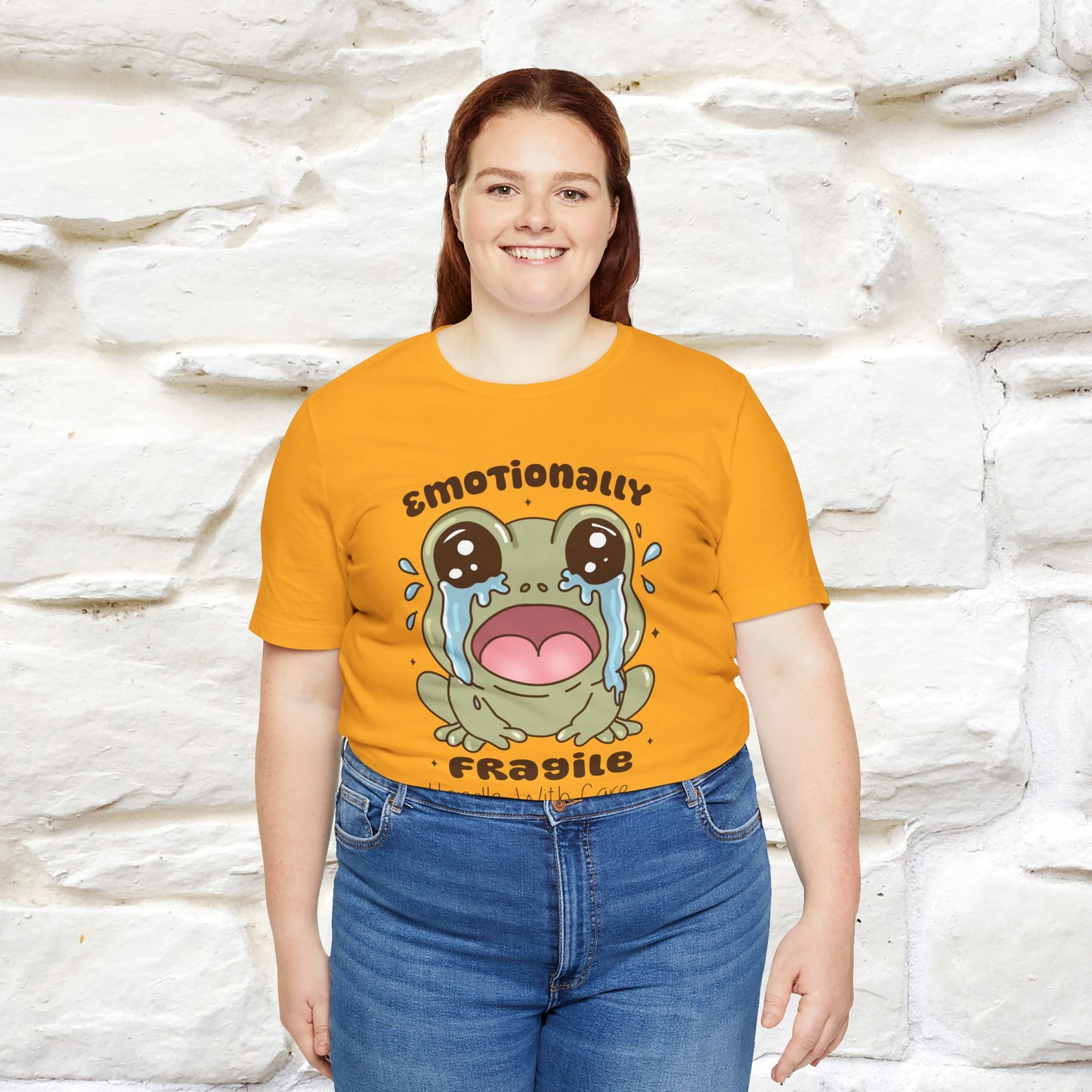 "Emotionally Fragile Handle With Care " Funny T-shirt |Nunu&Miao Studio - Nunu&Miao Studio