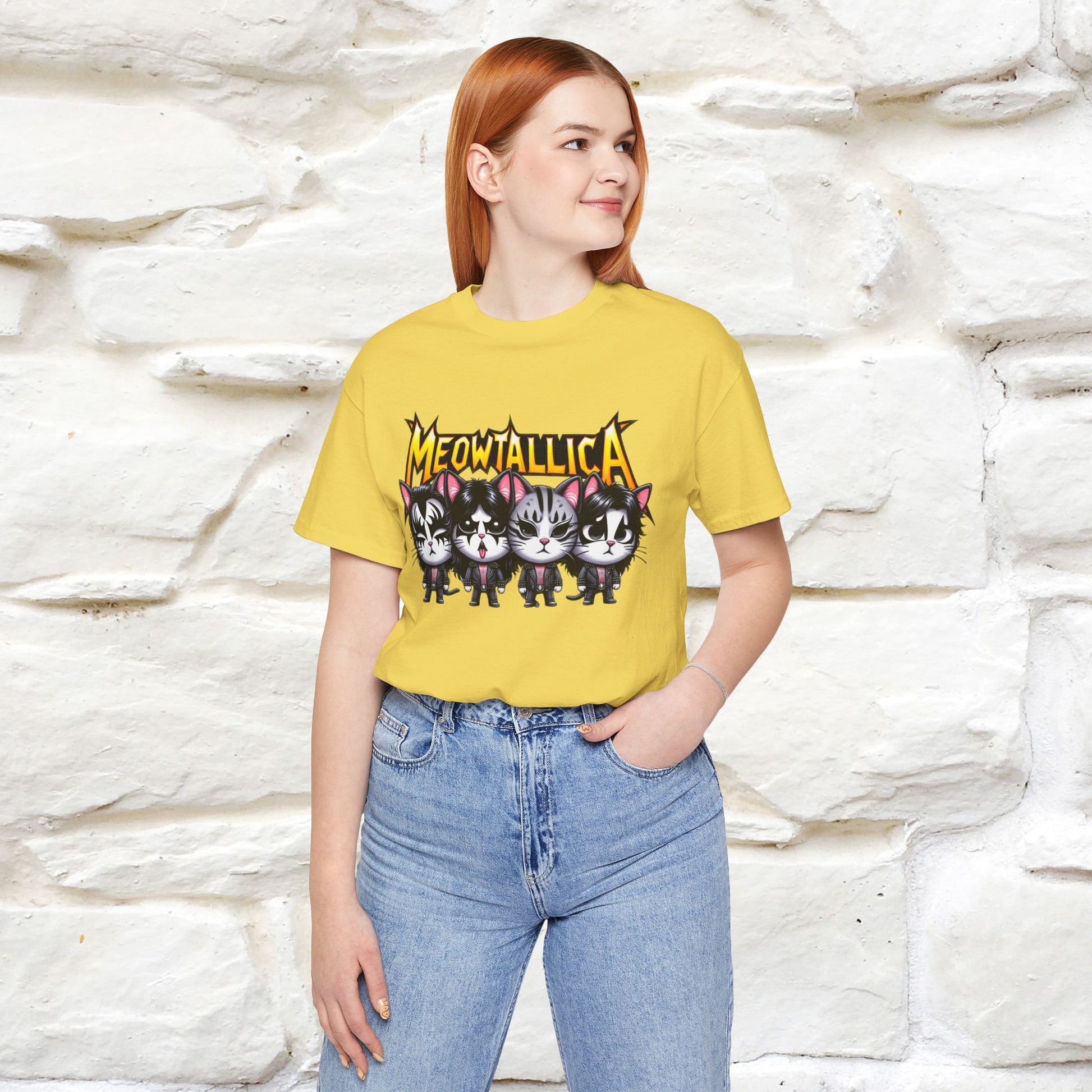 Meowtallica T-Shirt | Rock-Inspired Cat Tee| Nunu&Miao Studio - Nunu&Miao Studio