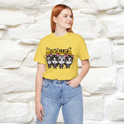 Meowtallica T-Shirt | Rock-Inspired Cat Tee| Nunu&Miao Studio - Nunu&Miao Studio