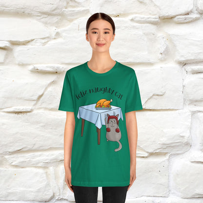 "Feliz Naughty Cat" |Funny Cat T-Shirt | Nunu&Miao Studio