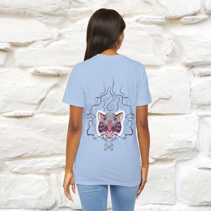 ''Air Fire Cat'' | Cat T-Shirt Front and Back Design | Nunu&Miao Studio - Nunu&Miao Studio