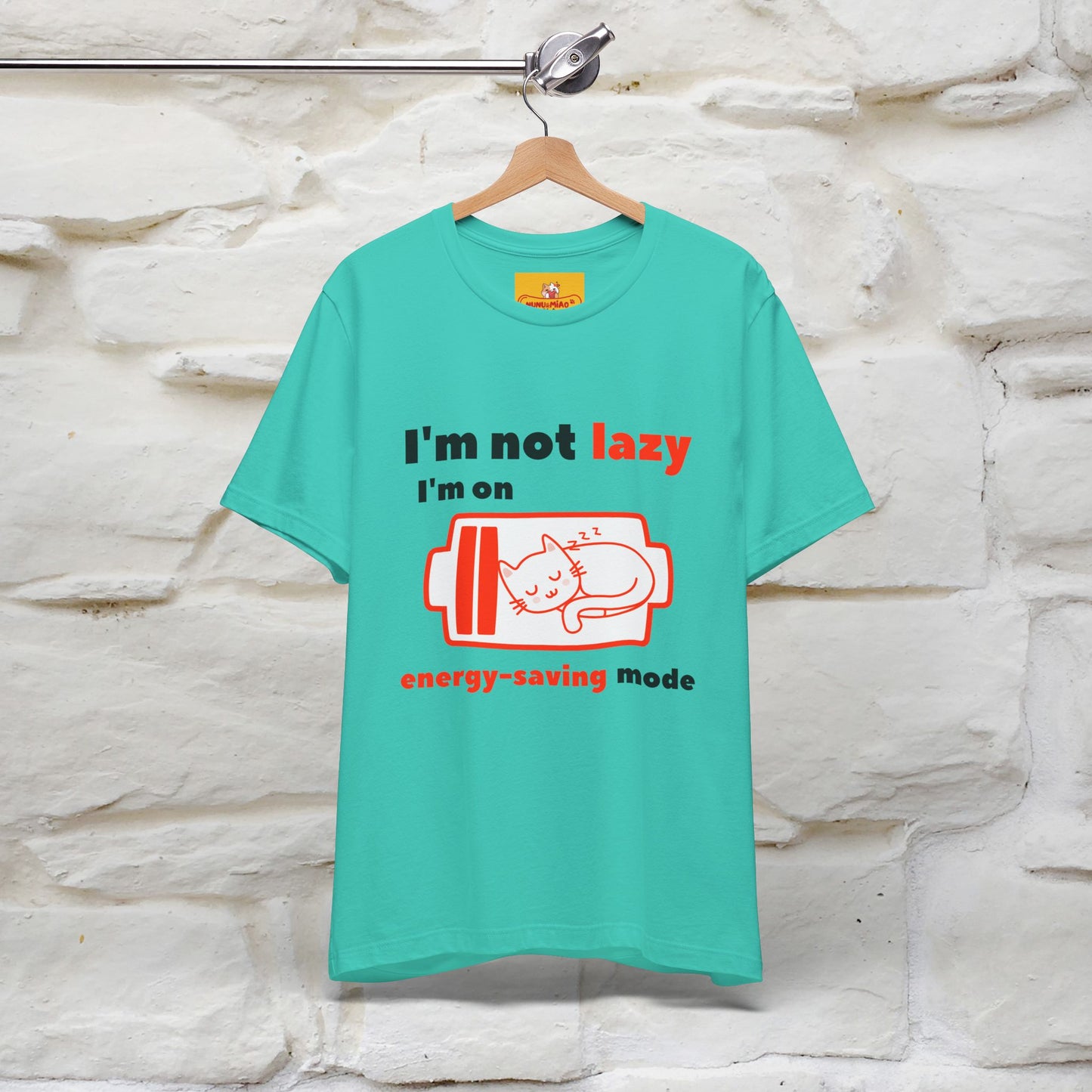 ''I am Not Lazy...'' Cat T-Shirt | Nunu&Miao Studio - Nunu&Miao Studio