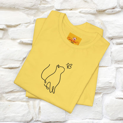 "Let Your Dreams Blossom'' Cat T-Shirt Front and Back Design | Nunu&Miao Studio - Nunu&Miao Studio