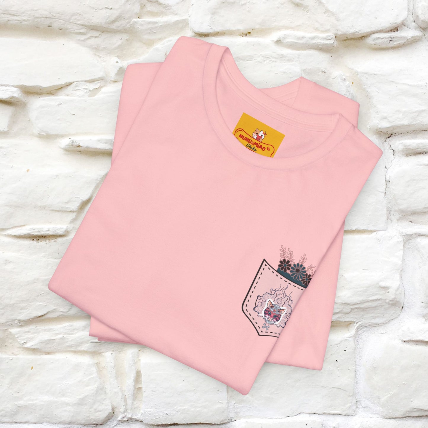 ''Air Fire Cat'' | Cat T-Shirt Front and Back Design | Nunu&Miao Studio - Nunu&Miao Studio