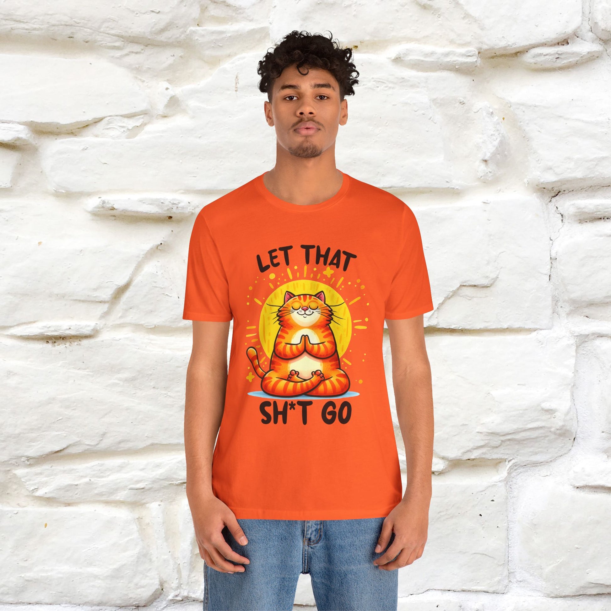"Let That Sh*t Go" Cat T-shirt |Nunu&Miao Studio - Nunu&Miao Studio