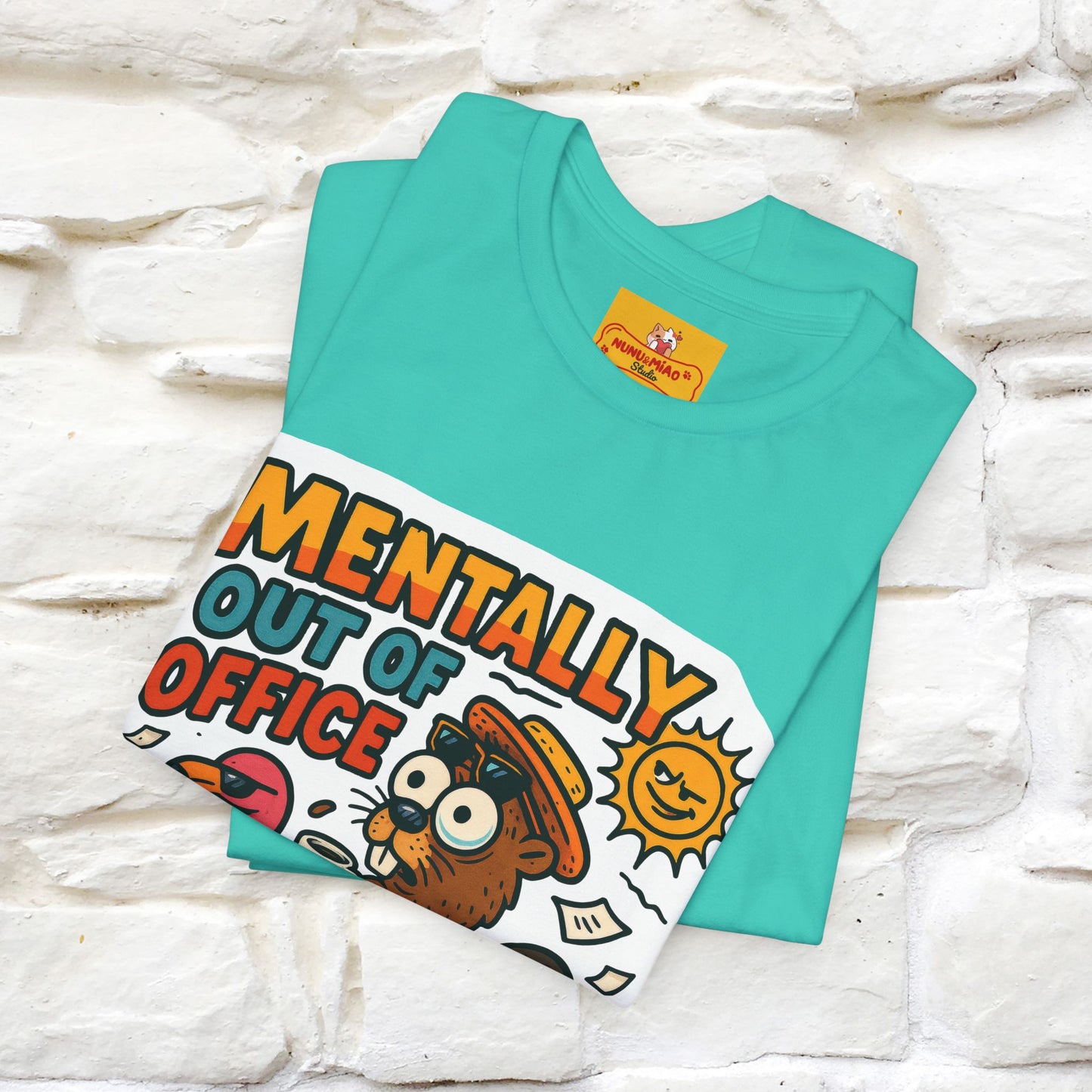 ''Mentally Out Of Office''|  Sarcastic Cat T-Shirt | Nunu&Miao Studio