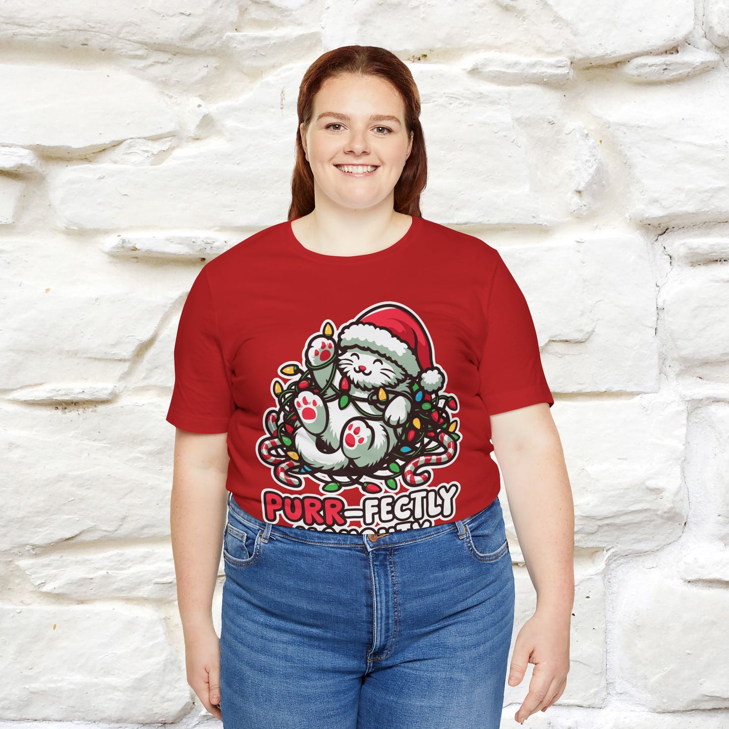 “Purr-Fectly Naughty” | Cat T-Shirt | Nunu&Miao Studio