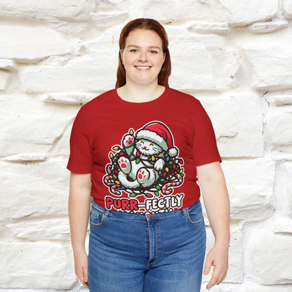 “Purr-Fectly Naughty” | Cat T-Shirt | Nunu&Miao Studio