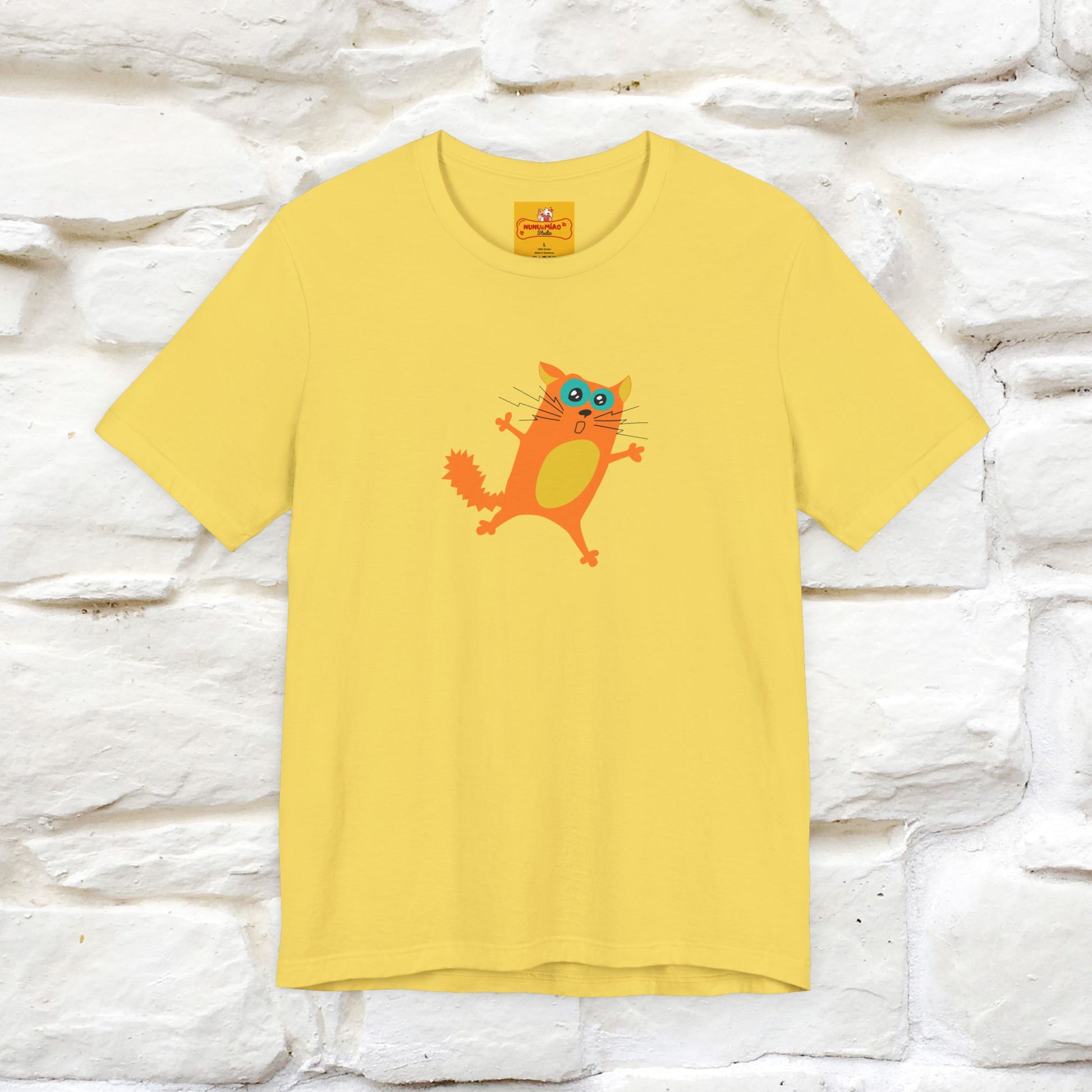 "It Always Seems Impossible Until It’s Done" Cat T-Shirt| Front & Back Design | Nunu&Miao Studio - Nunu&Miao Studio