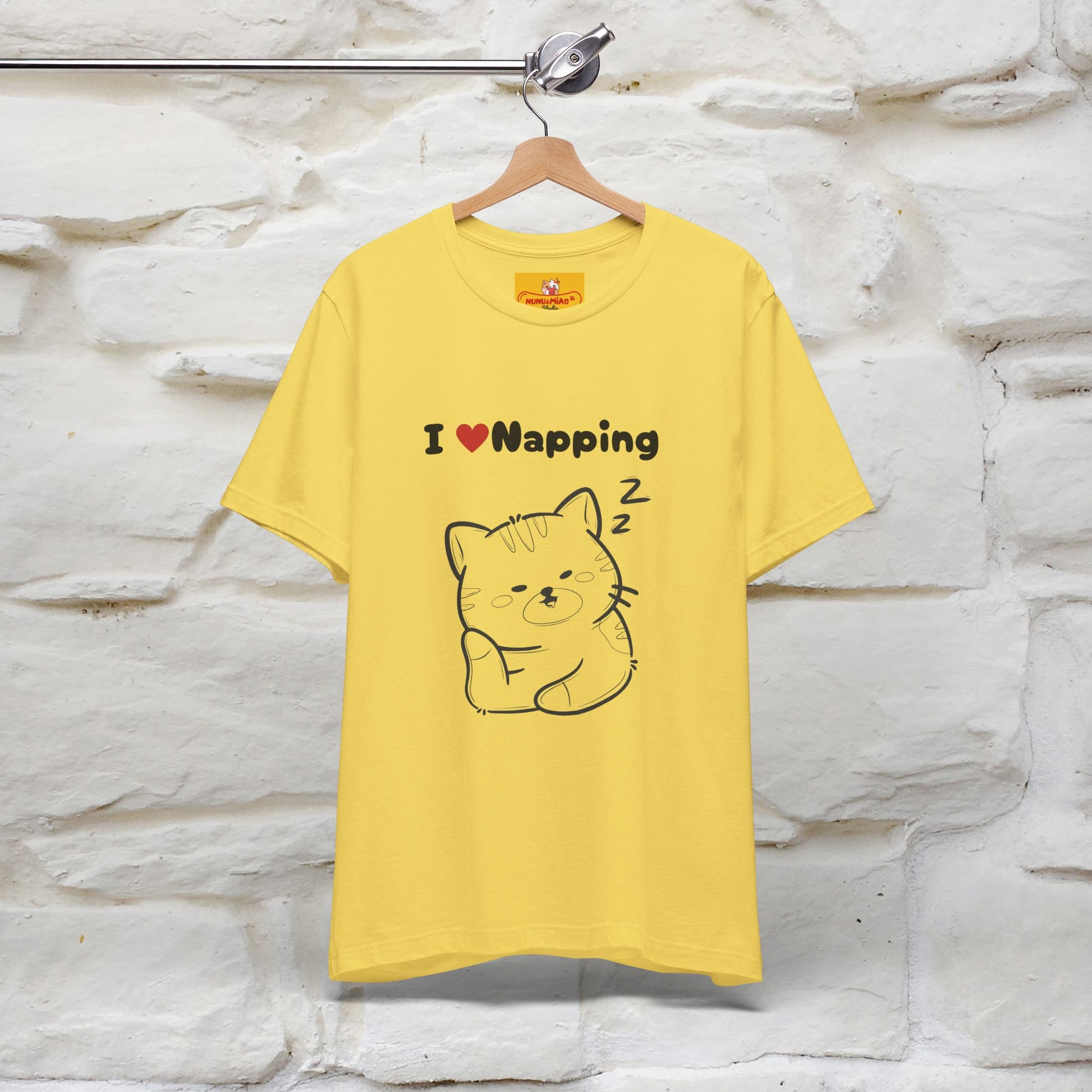 "I Love Napping" Cat T-Shirt | Nunu&Miao Studio - Nunu&Miao Studio