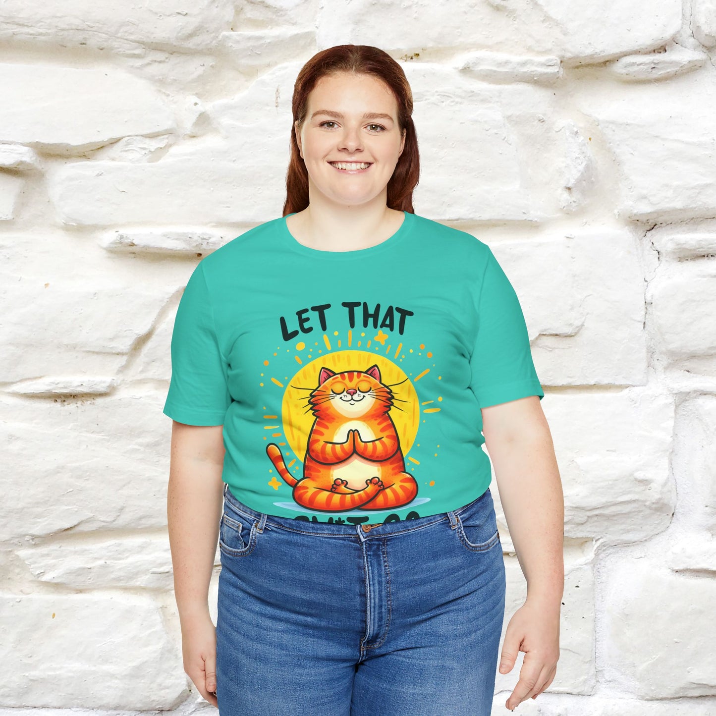 "Let That Sh*t Go" Cat T-shirt |Nunu&Miao Studio - Nunu&Miao Studio
