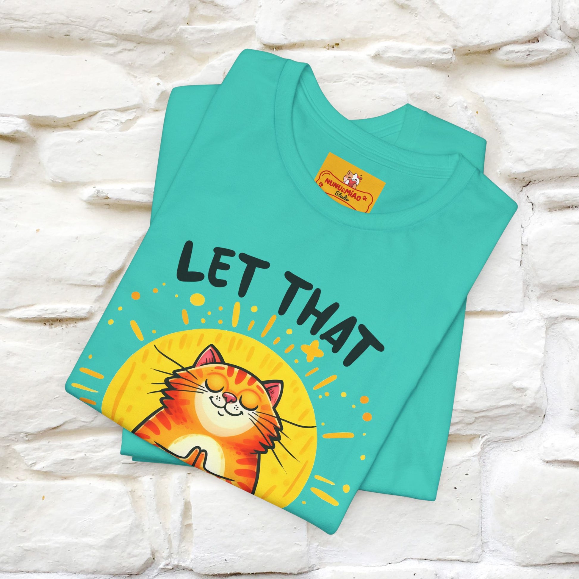 "Let That Sh*t Go" Cat T-shirt |Nunu&Miao Studio - Nunu&Miao Studio