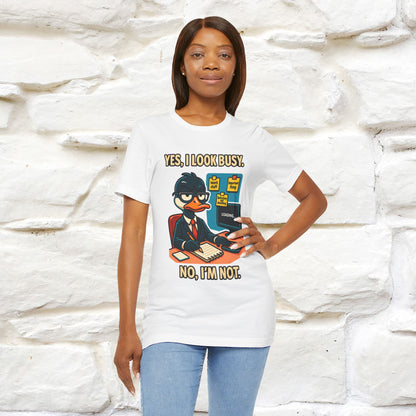 ''Yes, I Look Busy. No I'm Not.''|  Sarcastic Cat T-Shirt | Nunu&Miao Studio