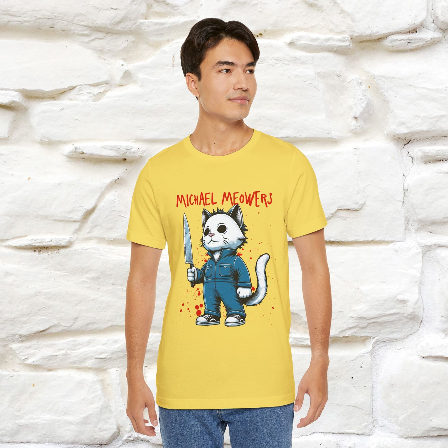 ''Michael Meowers'' Cat T-Shirt |  | Nunu&Miao Studio - Nunu&Miao Studio