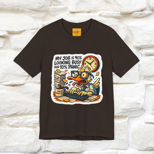 '' My Job is 90% Looking Busy ... |  Sarcastic T-Shirt | Nunu&Miao Studio