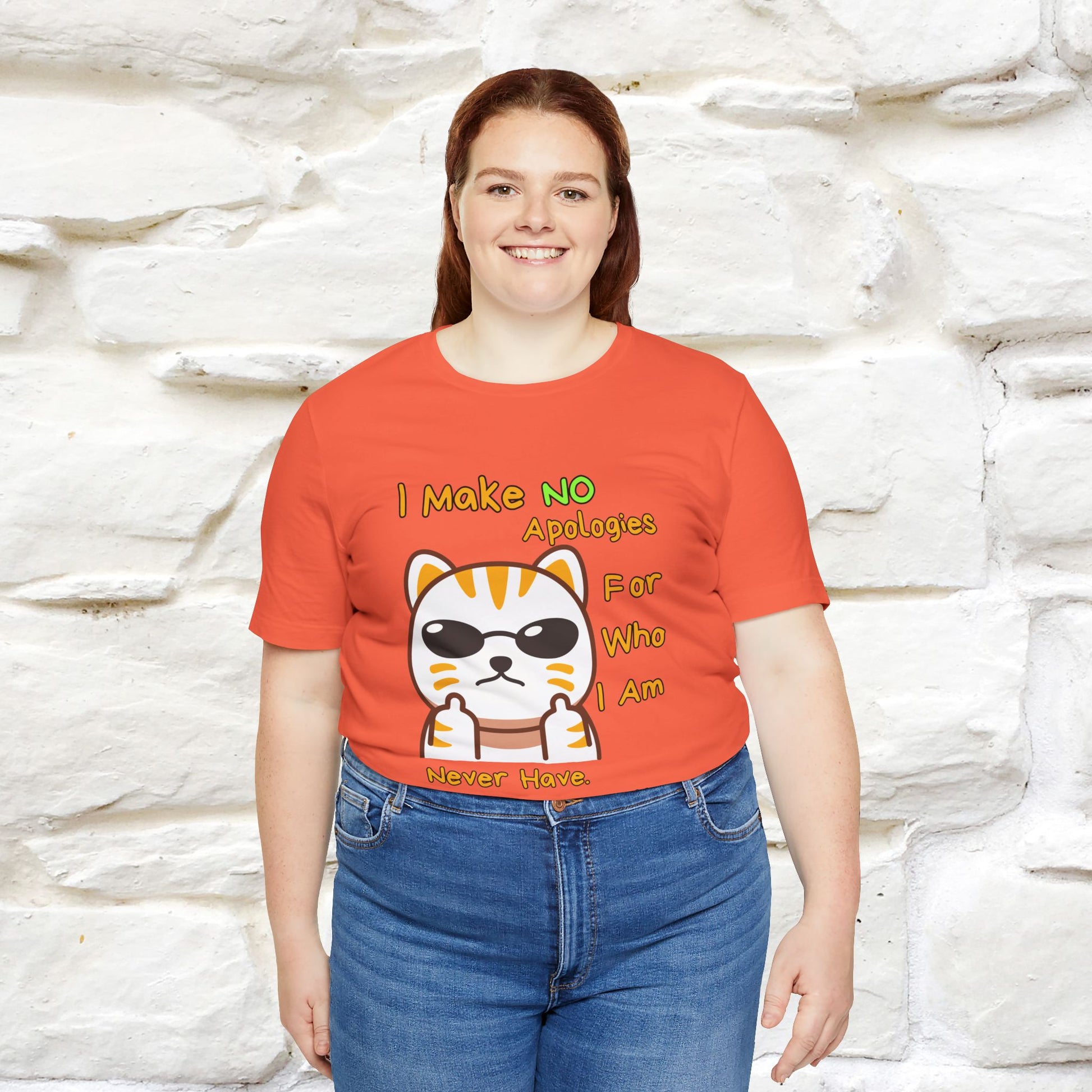 "I Make No Apologies... " |Cat T-Shirt | Nunu&Miao Studio - Nunu&Miao Studio