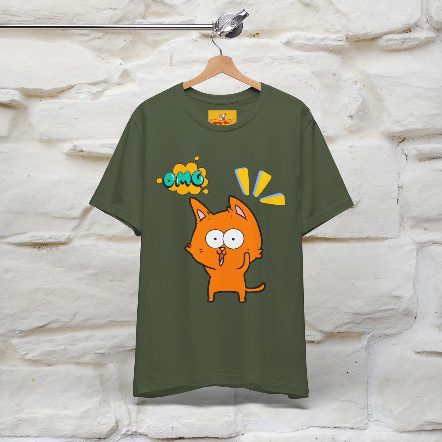 ''Oh My God'' Cat T-Shirt | Nunu&Miao Studio - Nunu&Miao Studio