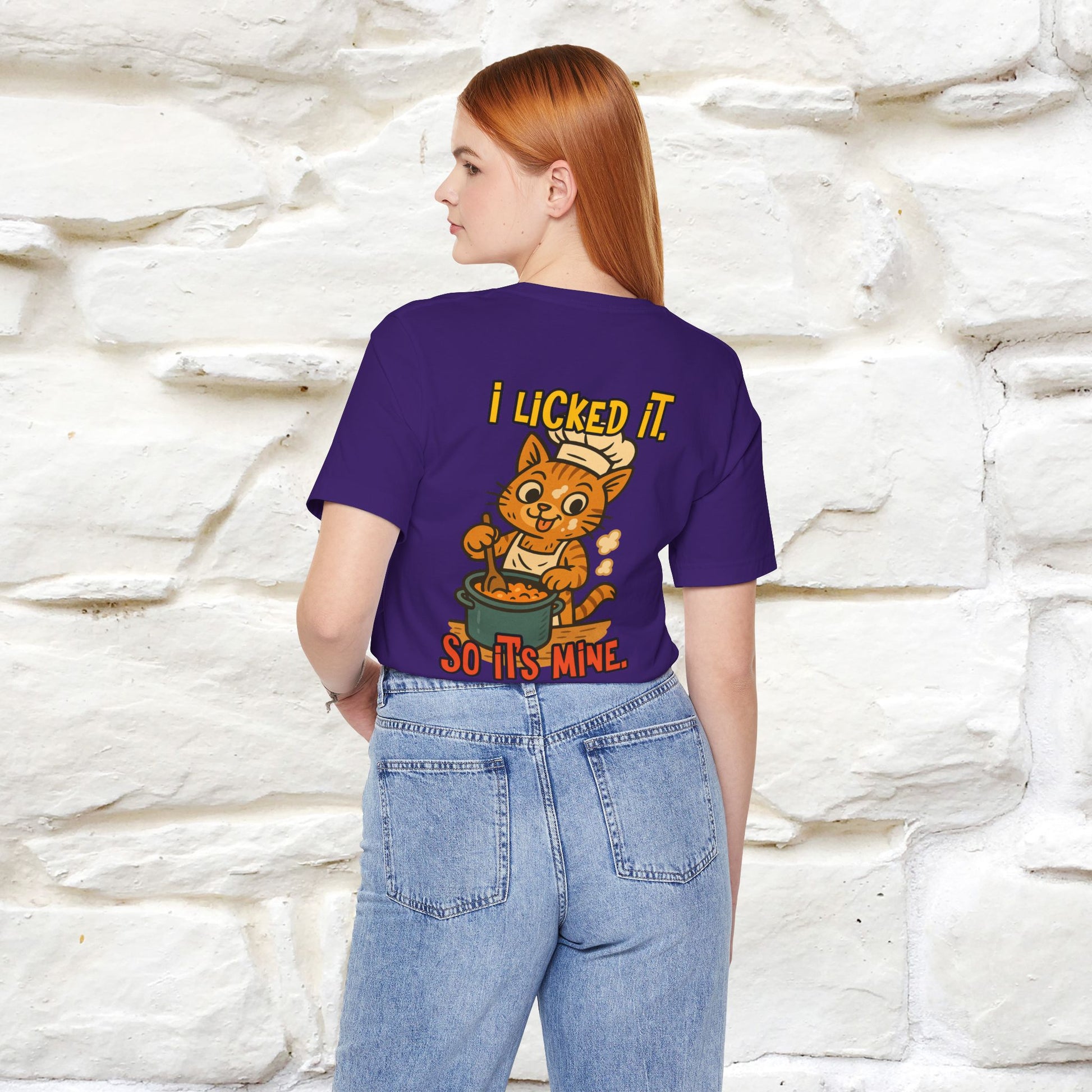 "I Licked It. It's Mine  " |Cat T-Shirt | Nunu&Miao Studio - Nunu&Miao Studio