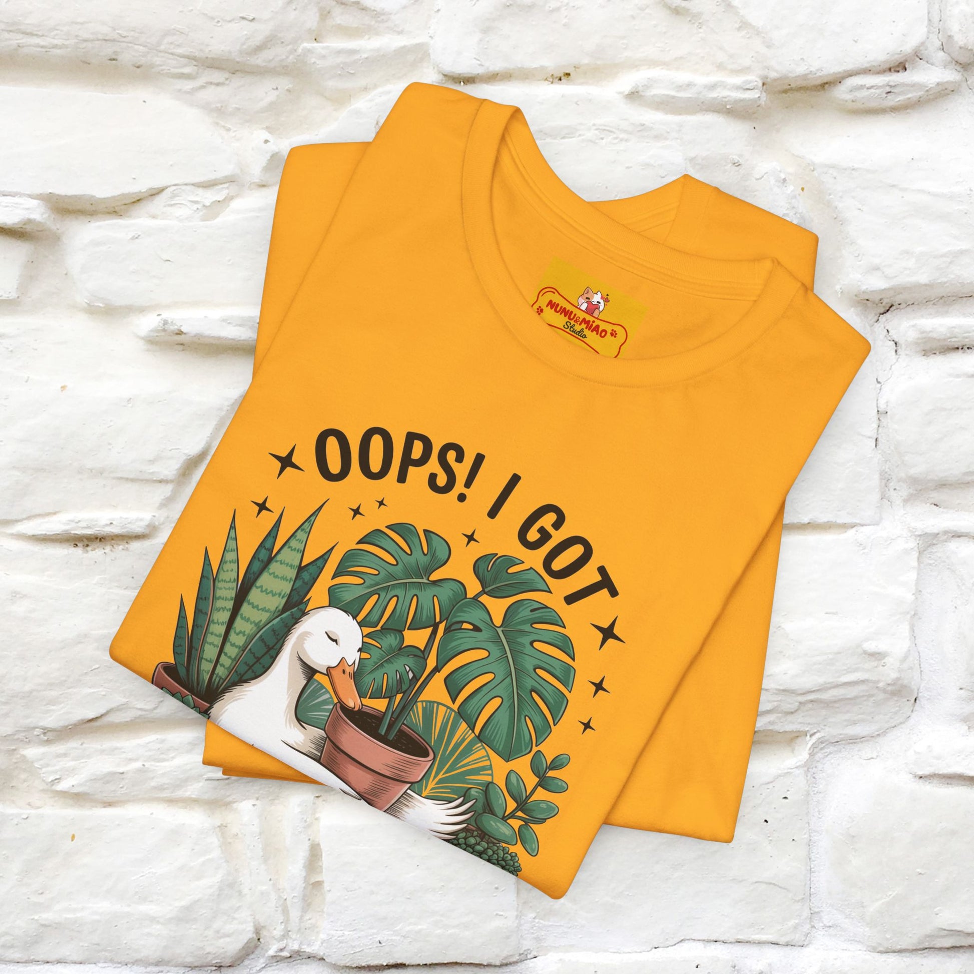 "Oops! I Got Another Plant" Plant T-shirt |Nunu&Miao Studio - Nunu&Miao Studio