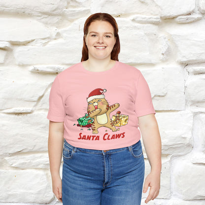 "Santa Claws" |Funny Cat T-Shirt | Nunu&Miao Studio